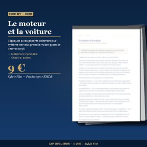 Fiche EMDR - Le moteur et la voiture - Métaphore clinique - Sylvie Filet Psychologue EMDR